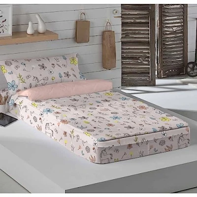 Imagen de COOL KIDS Saco Nórdico Sin Relleno Cama 90, 100% Algodón, Juego de 90x190/200 cm + 1 Funda Almohada 45x110, Dinky
