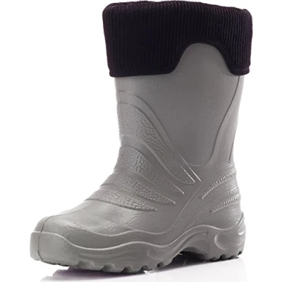 Imagen de Ladeheid Botas de Agua en EVA Unisexo Niños Niñas LA CA 11 (Gris, 30/31 EU)