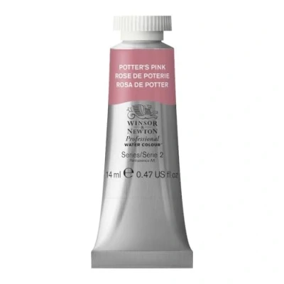 Imagen de Winsor &amp; Newton Acuarela Profesional Pintura De Acuarela, Alta Luminosidad, Resistente a la Luz, Calidad Archivo, Tubo 14 ML, Color Rosa Potter