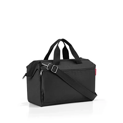 Imagen de reisenthel Allrounder S Pocket Bolso Elegante y Funcional para Viajes, Trabajo u Ocio, con una práctica función de Enganche al Carrito Viaje, en Negro