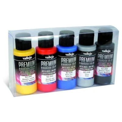 Imagen de Vallejo 062103 Color Set, Metálico, 5 x 60 ml
