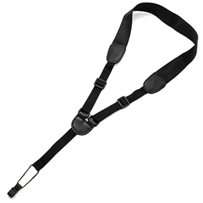 Imagen de TIGER STP80 BK Correa de ukelele Uke negra ajustable
