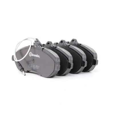 Imagen de BREMBO P 61 096 Juego de pastillas freno con contacto avisador desgaste tornillos pinza accesorios FIAT: Scudo II, II Furgón