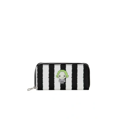 Imagen de Karactermania Stripes Essential Monedero, Mujer, Talla: One Size, Beetlejuice white