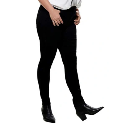 Imagen de Only CARMAKOMA Women Skinny Jeans Plus Big Size Curvy High Waist Denim Stretch Pants Trousers, Color:Negro, Talla:52W / 32L