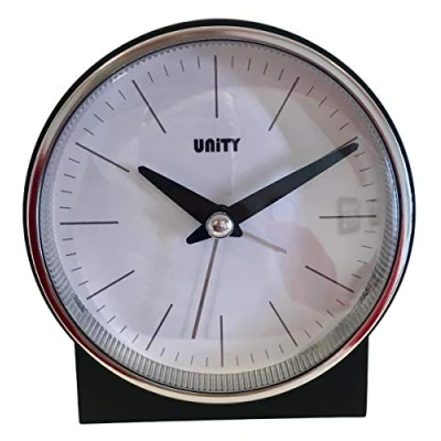 Imagen de Unity Reloj Despertador con Campana, Negro, 10,5 x 6,5 cm