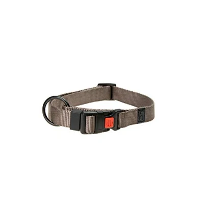 Imagen de Karlie 63904 Plus Collar de Nylon, 20 x 40 55 cm, Gris, Ajustable, M