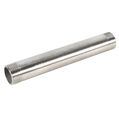 Imagen de 1PC Walfront 200mm SS304 Acoplador de Acero Inoxidable Conector Rosca BSP Macho x Empalme Tuberías (DN25*200mm=1&quot;)