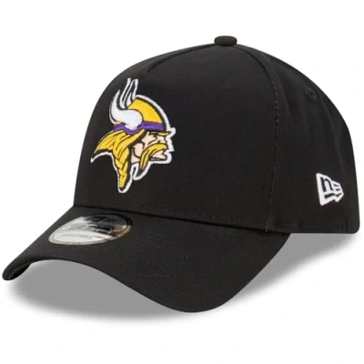 Imagen de New Era Minnesota Vikings NFL Evergreen Negro Gorra Ajustable del Modelo 9Forty A Frame