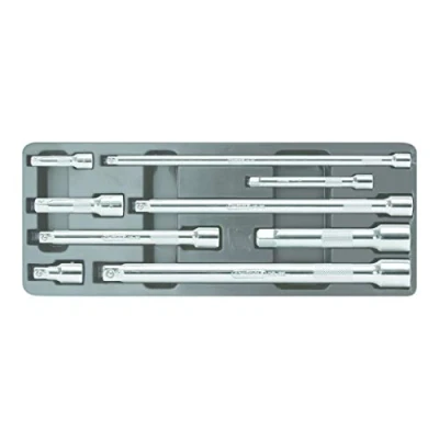 Imagen de KS TOOLS 918.0007 Juego de prolongaciones, llave cubo 12,5 (1/2&quot;), 6,3 (1/4&quot;) Acero cromo vanadio