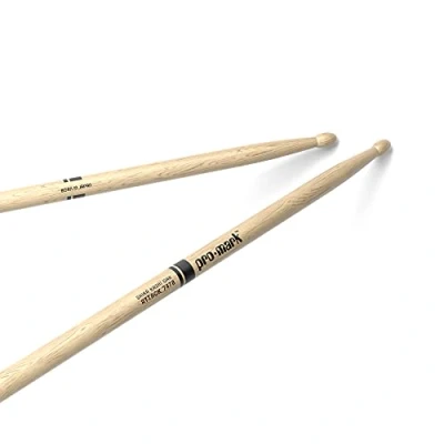 Imagen de Pro Mark PW747BW Japanese Shira Kashi White Oak 747B Super Rock Wood Tip Drumsticks