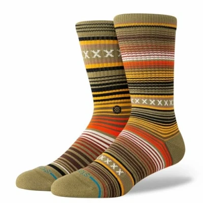Imagen de Stance Curren CREW Unisex Calcetines, Talla: 38 42, Chive