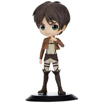 Imagen de Banpresto Figura Q Posket Attack On Titan Eren Yeager (Ver.B) 14cm Multicolor BP18528