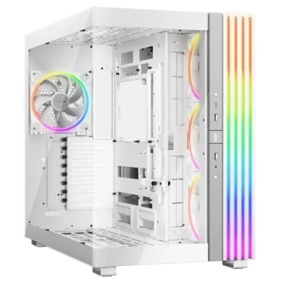 Imagen de be quiet! Light Base 900 FX White Caja de PC, Vista panorámica, illuminación Impresionante, exposición, diseño 2 cámaras, LED ARGB, 4 Ventiladores Wings 140mm PWM
