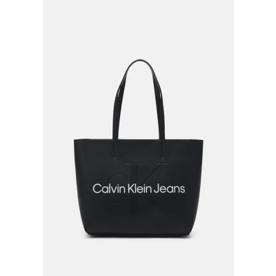 Imagen de Calvin Klein Jeans Sculpted Shopper MONO Bolso shopping, Mujer, Talla: One Size, Black