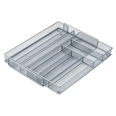 Imagen de Honey Can Do Organizador de Cajón Malla, Acero Inoxidable, Gris y Plateado, 41.91x51.435x5.08 cm