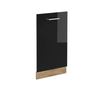 Imagen de Vicco Panel Frontal del lavavajillas R Line, Negro Brillo Intenso, 45 cm sin encimera