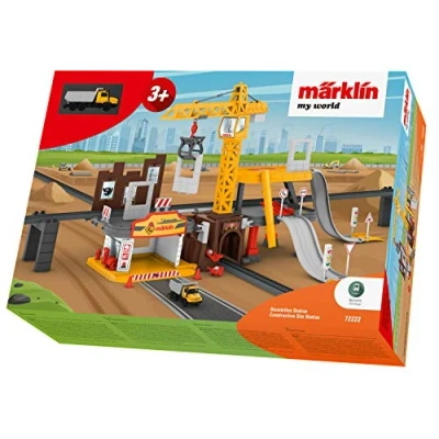 Imagen de Märklin My World Baustellen Station Ergänzungspackung Modelo de ferrocarril, Color Amarillo, 50 x 30 10 cm (Gebr. &amp; CIE.GmbH 72222)