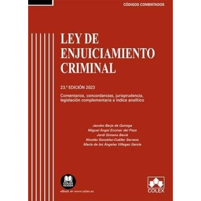 Imagen de Ley De Enjuiciamiento Criminal 2025 Código Comentado. 2 Tom Come Ntar