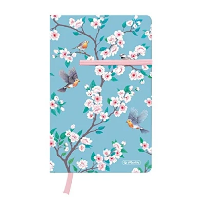 Imagen de Herlitz Young 50021475 Cuaderno (A5, 88 hojas cuadriculadas con marcapáginas, 1 unidad)