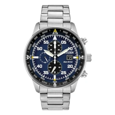Imagen de Citizen Reloj Cronógrafo para Hombre de Cuarzo con Correa en Acero Inoxidable CA0690 88L