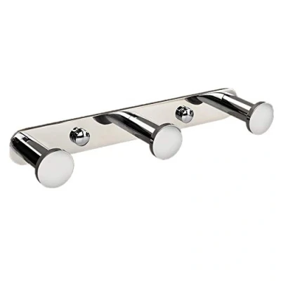 Imagen de Lolypot 3 Ganchos Toalla Gancho Percheros de pared Bata Percha 304 Acero inoxidable Cromo Perchero Cocina Baño Colgadores puerta