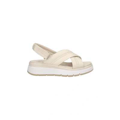 Imagen de Clarks Tuscan Cross, Sandalia Mujer, Cream Leather, 36 EU