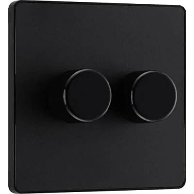 Imagen de BG Electrical Evolve Interruptor de luz, regulador, 2G doble