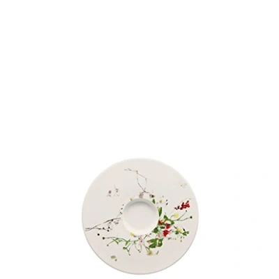 Imagen de Rosenthal Brillance Fleurs Sauvages Platillo para Taza Alta De Café, Porcelana Hueso, Multicolor, 15 cm
