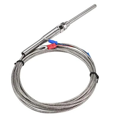 Imagen de Hilitand M8 Rosca PT100 Sensor de Termopar Resistencia Platino Sonda Temperatura Cable (3m)