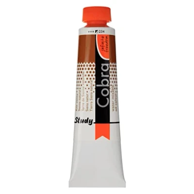 Imagen de Cobra Royal Talens Artists&#039; Water Mixable Oil Color, 40ml Tube, Raw Sienna (25052340)