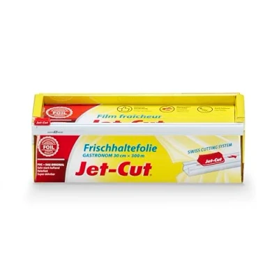 Imagen de Film de plástico para cortar Jet Cut, hostelería 30cm x 300m, PVC transparente, 300 metro, 1