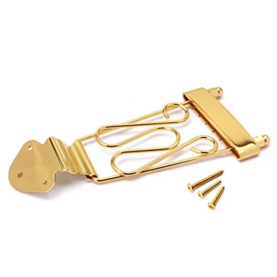 Imagen de Alnicov Un conjunto de 6 cuerdas Jazz Archtop Guitarra Trapecio con Marco Cable Hollow Semi Eléctrica Oro