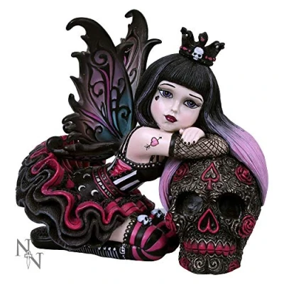 Imagen de Nemesis Now Lolita Fairy Figura Decorativa (12 cm), Color Negro