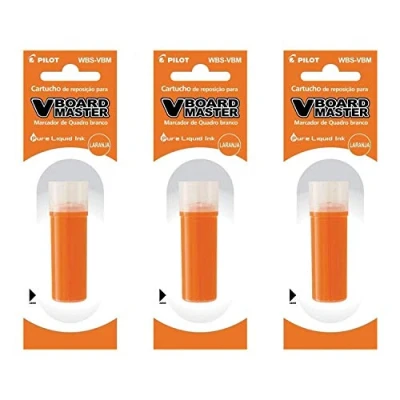Imagen de Pilot V Board Master Lote de 6 recambios tinta, color naranja