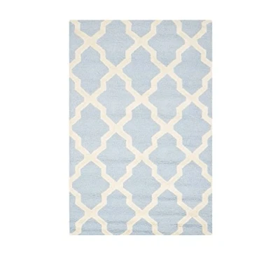 Imagen de SAFAVIEH Alfombra Ava Textured Area Rug, 91 x 152 cm Azul Claro 121 182