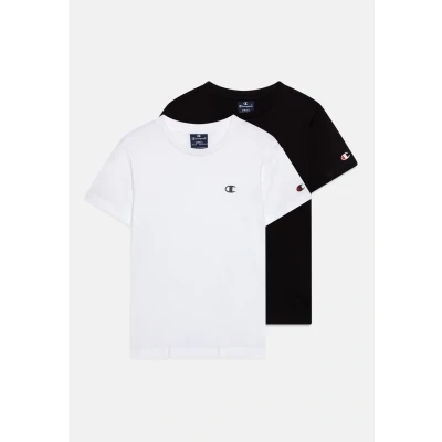 Imagen de Champion CREW NECK Unisex 2 PACK Camiseta básica para niños, Talla: 102/107, White