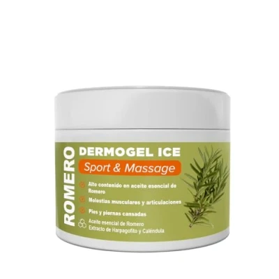Imagen de QKnatur GEL CREMA Romero Ayuda a aliviar y calmar las molestias musculares de articulaciones 500 ml Alto contenido en aceite esencial extractos Harpagofito Caléndula
