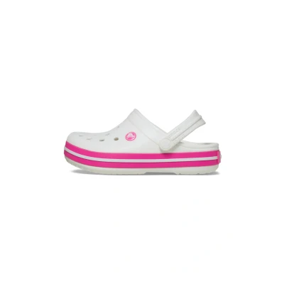 Imagen de Crocs Crocband Clog T, Zuecos Unisex niños, Blanco Rosa Crush, 19/20 EU