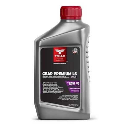 Imagen de Triax HD Gear Premium LS 80W 90 GL 5 Lubricante para deslizamiento limitado, transmisiones manuales, sistemas de engranajes hipoides, diferenciales, aprobación militar la OTAN (1 cuarto)