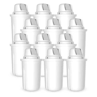Imagen de Dafi Filtros Standard Classic Para la jarra compatible con Brita Filtrador de Agua el dura Filtro Carbon Activo Cartuchos Filtrada Paquete 12
