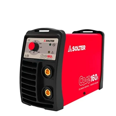 Imagen de Solter Inverter CORE 160S, Equipo de Soldadura Electrodos Revestidos y TIG, Tecnología Nanocrystaline, Funciones Arc Force Hot Start, Compatible con Generadores, Incluye Maletín Transporte