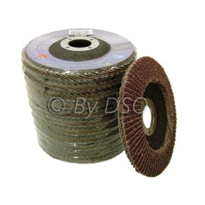 Imagen de Toolzone AB011 Disco de lija grano 80 (115 mm, 10 unidades)