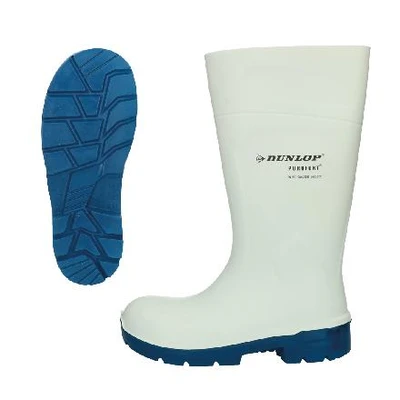 Imagen de Dunlop Purofort bota MultiGrip S4 blanca, talla 48, Dunlop, Blanco Adecuado para Ganadería