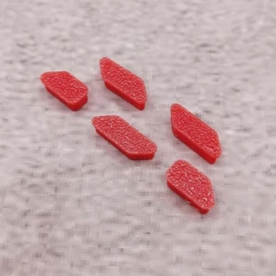 Imagen de ULEIVA botones de repuesto 5 rojos compatibles con Garmin Edge 520 Button GPS Ciclismo Ordenador (rojo)