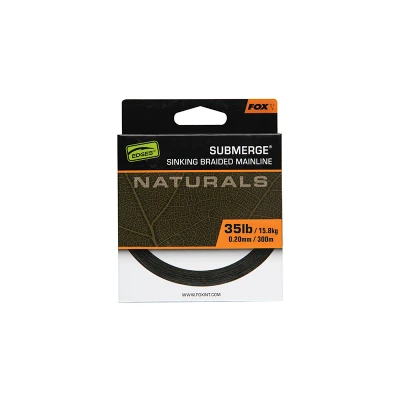 Imagen de Fox Edges Sub Naturals Línea Trenzada Verde Oscuro 35lb (300m) Hilo trenzado