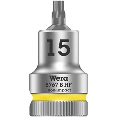 Imagen de WERA 05003060001 8767 B HF TORX 15 x 35 mm Vaso de punta Zyklop con función retención 3/8&quot;