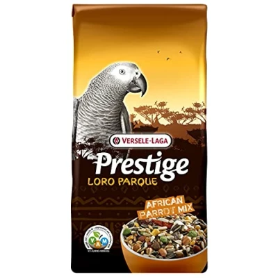 Imagen de VERSELE LAGA Prestige Loro Parque African Parrot Mix Mezcla de Semillas enriquecida, Completa y variada 15kg