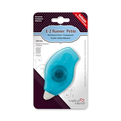 Imagen de Scrapbook Adhesives By 3L E Z Runner Refillable Dots Dispenser Petite Permanent, Translucent, 8M x 8mm, 8