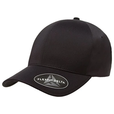 Imagen de Flexfit Gorra sin Costuras Delta Sombrero, Negro, Large/X Large para Hombre